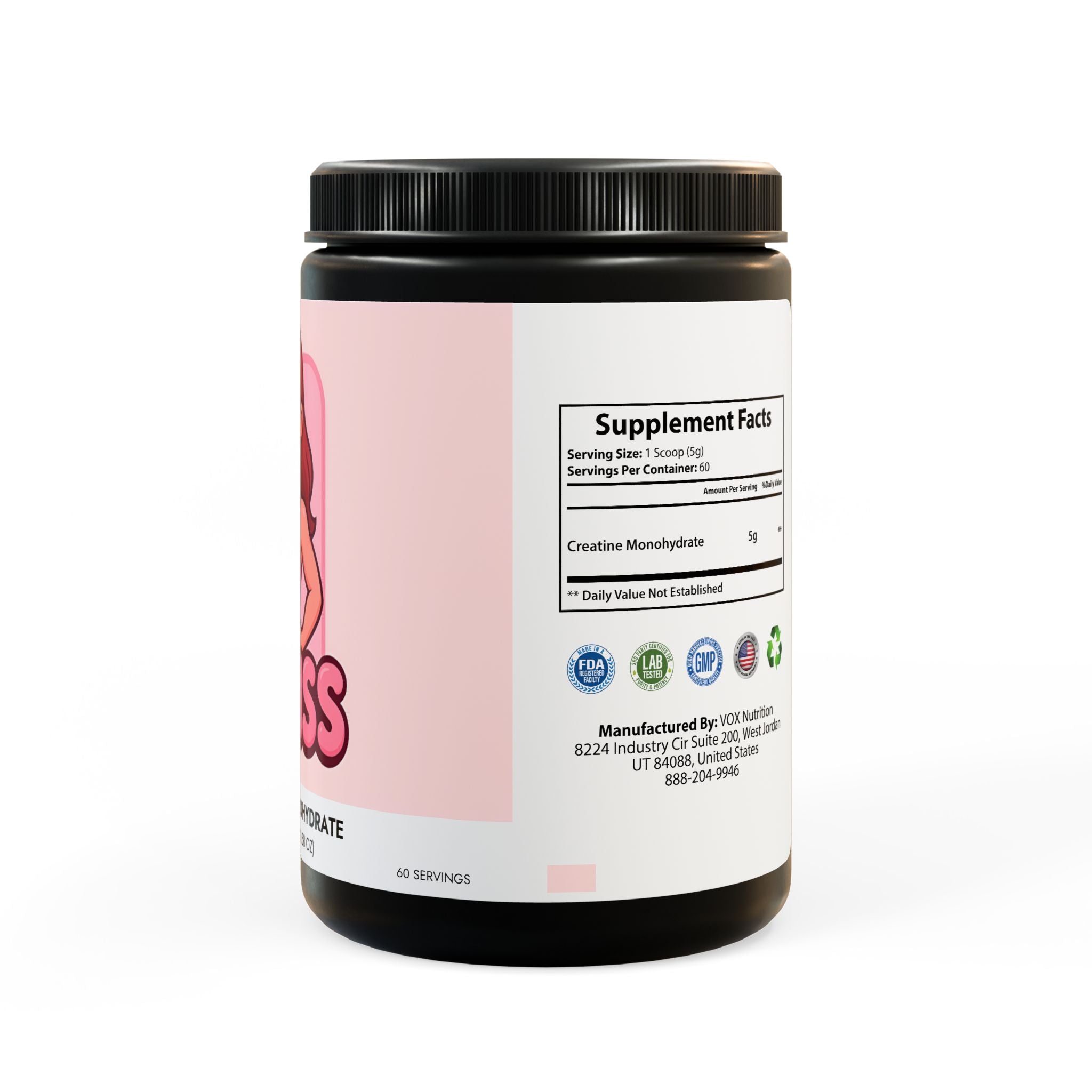 Creatine Monohydrate Supplement (300g, 10.58oz)