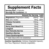 Magnesium Zinc Supplement (90 Capsules)