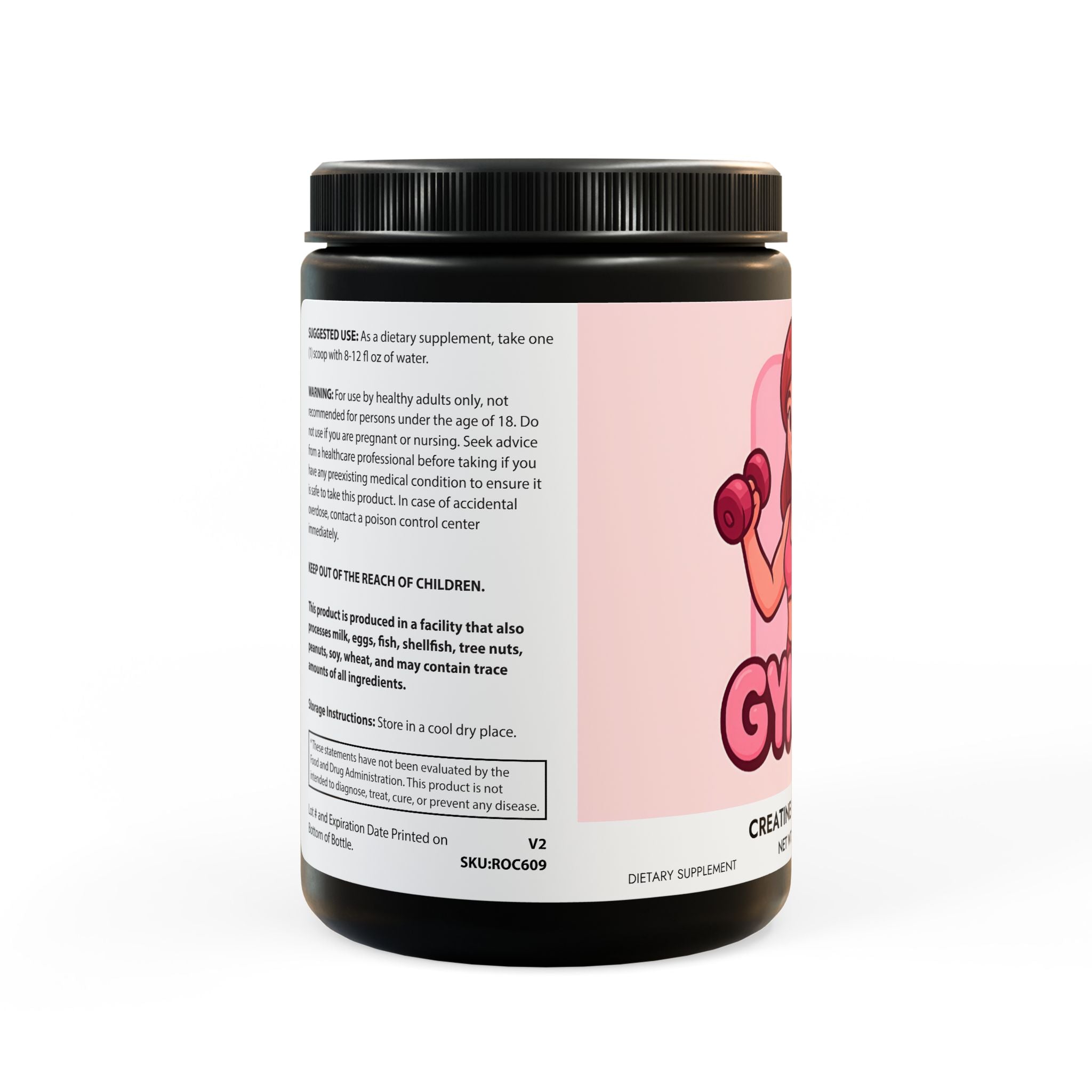 Creatine Monohydrate Supplement (300g, 10.58oz)